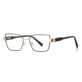 Black Metal Geometric Glasses | Verhalovision