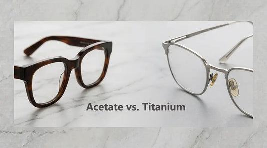 Acetate vs. Titanium Eyeglass Frames: The Ultimate Clash of Classic Retro and Modern Tech 