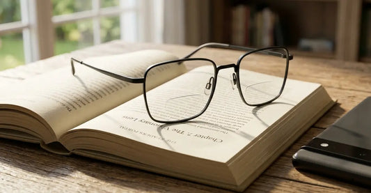 - Ultra-lightweight titanium eyewear designed for beginners asking what are bifocal glasses for clear dual vision.