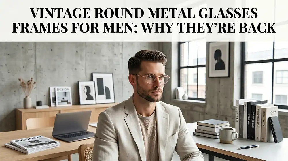 Why Vintage Metal Round Glasses Frames for Men Are Back - Verhalovision