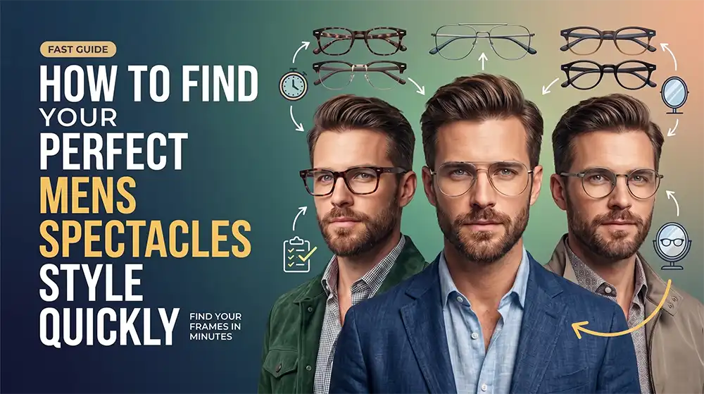 How to Find Your Perfect Mens Spectacles Style Quickly