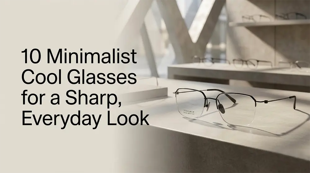 10 Minimalist Cool Glasses for a Sharp, Everyday Look - Verhalo Vision