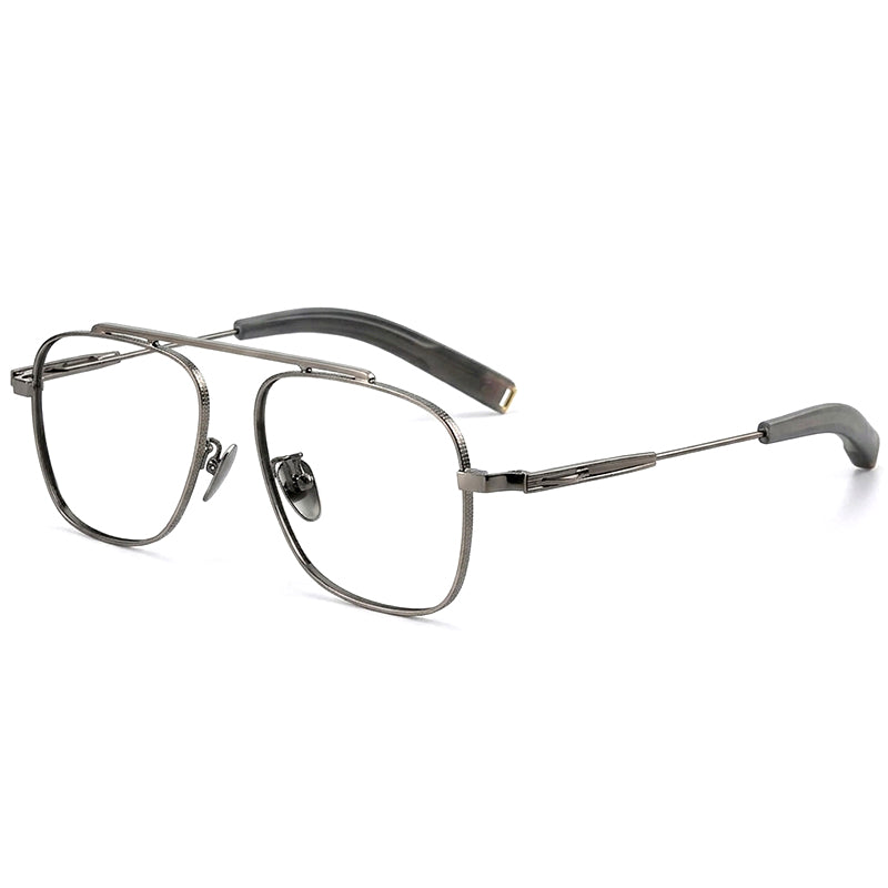 Aviator Stylish Full-rim Titanium Eyeglasses | Verhalovision