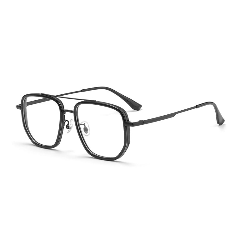 Black Aviator Glasses | titanium frame | Verhalo Vision