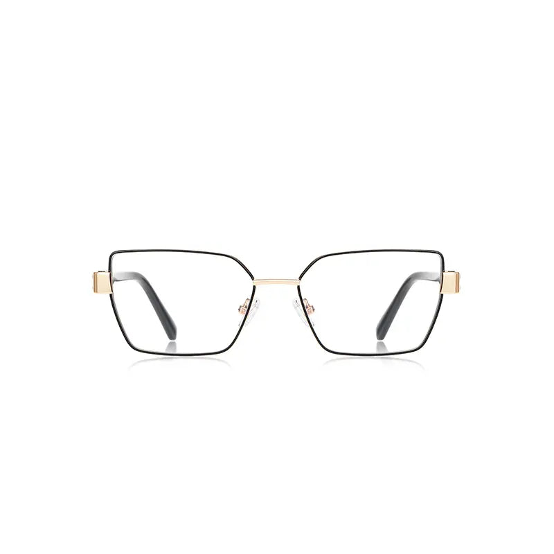 Black Metal Geometric Glasses | Verhalovision