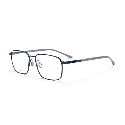 Stylish Navy Titanium Designer Eyewear | Verhalo Vision