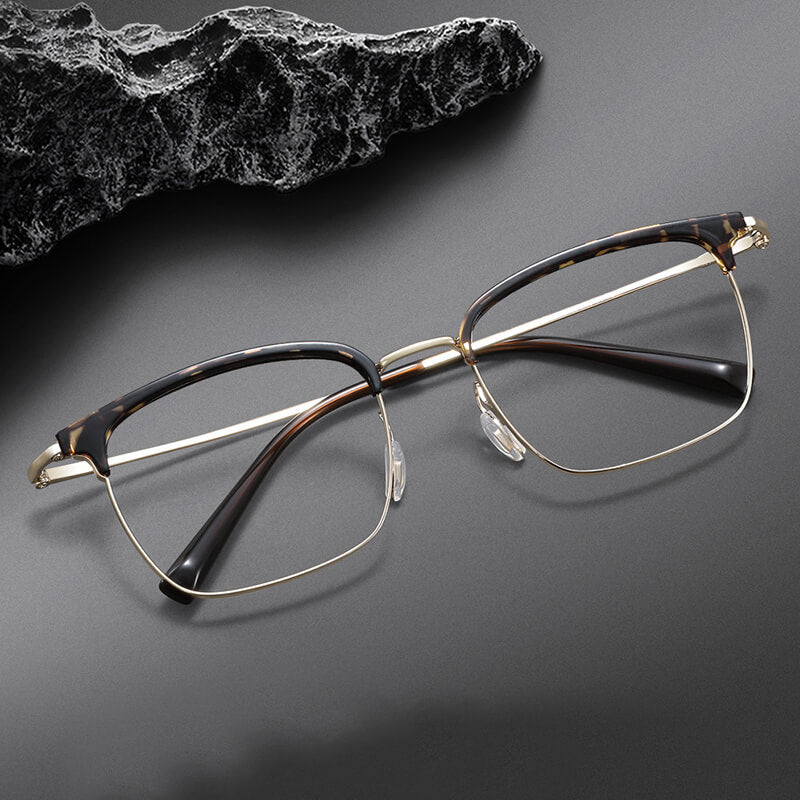 Browline Designer Full-Rim Titanium Eyeglasses | Verhalovision