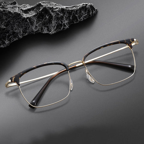 Browline Designer Full-Rim Titanium Eyeglasses | Verhalovision