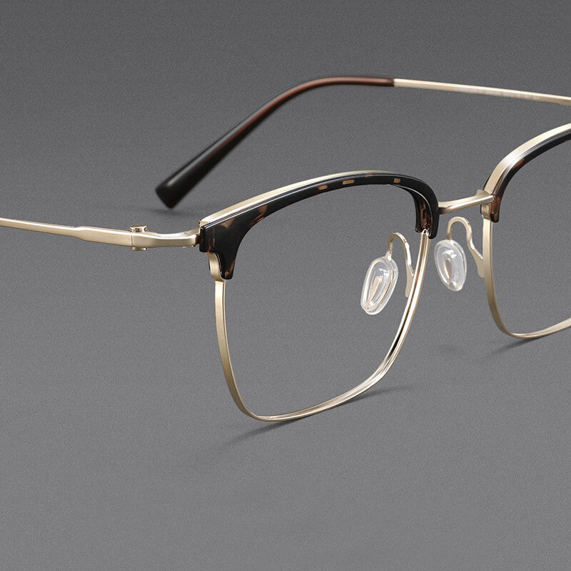 Browline Designer Full-Rim Titanium Eyeglasses | Verhalovision