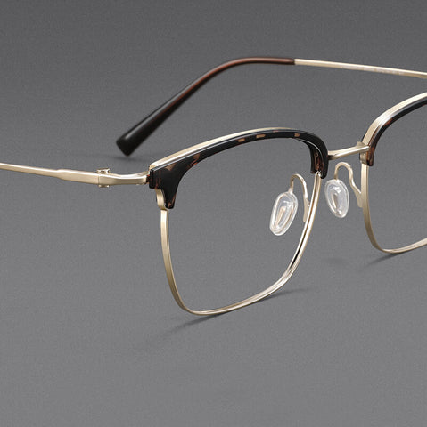 Browline Designer Full-Rim Titanium Eyeglasses | Verhalovision