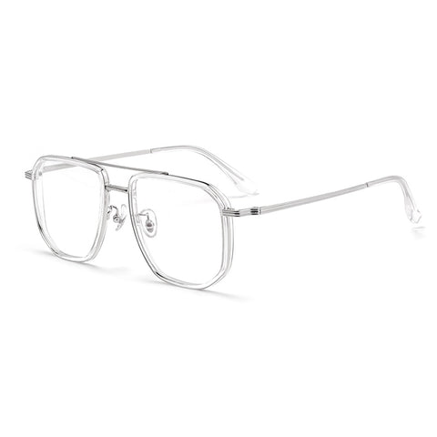 Stylish Clear Aviator Glasses | titanium frame | Verhalo Vision