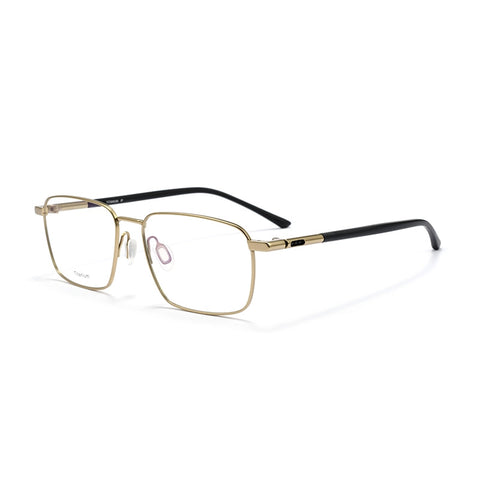 Stylish Gold and Black Titanium Designer Eyewear | Verhalo Vision