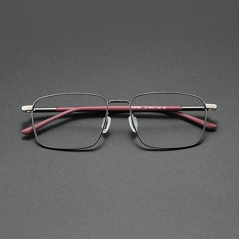 Stylish Gunmetal Pure Titanium Designer Eyewear | Verhalo Vision