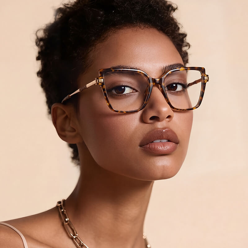 Oversized Tortoise Shell Cat Eye Full Rim Eyeglasses | Verhalovision