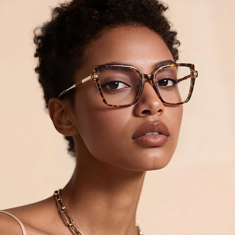 Oversized Tortoise Shell Cat Eye Full Rim Eyeglasses | Verhalovision