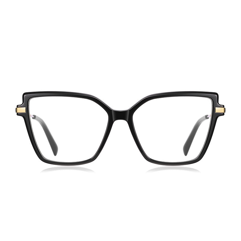 Oversized black Cat Eye Full Rim Eyeglasses | Verhalovision