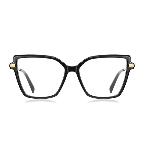 Oversized black Cat Eye Full Rim Eyeglasses | Verhalovision