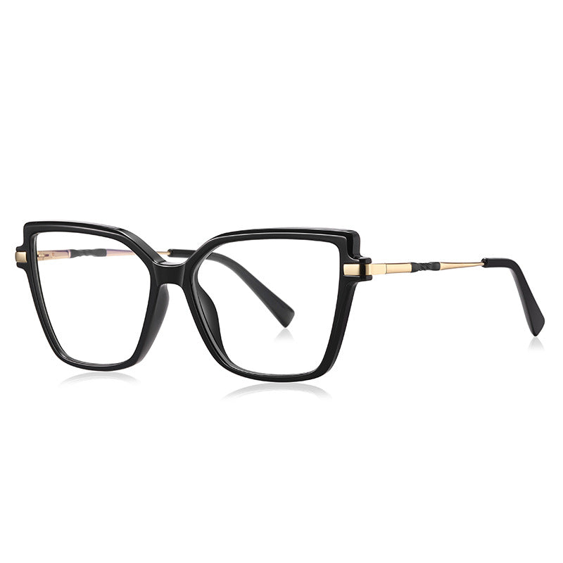 Oversized black Cat Eye Full Rim Eyeglasses | Verhalovision