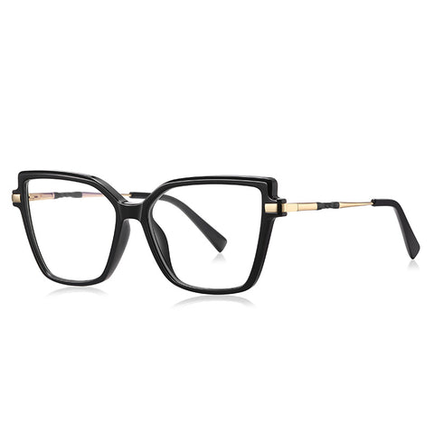 Oversized black Cat Eye Full Rim Eyeglasses | Verhalovision