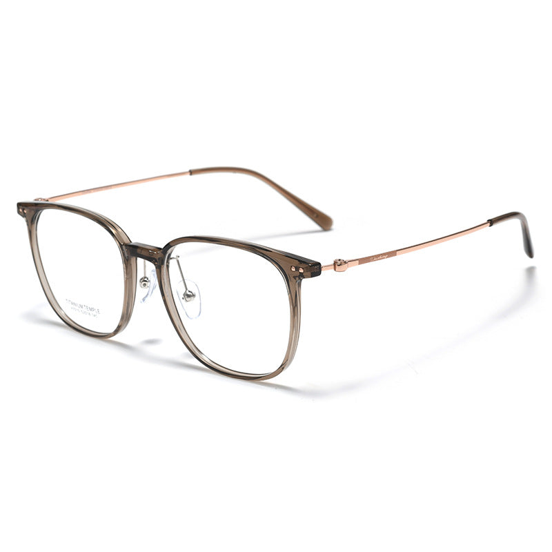 Jackson Square Rose Gold Full-Rim Titanium Eyeglasses | Verhalovision
