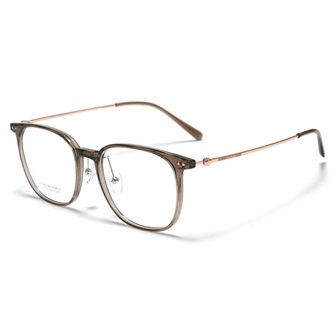 Jackson Square Rose Gold Full-Rim Titanium Eyeglasses | Verhalovision