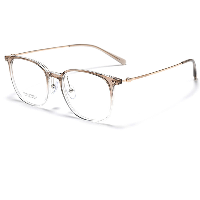 Square clear Full-Rim Titanium Eyeglasses | Verhalovision